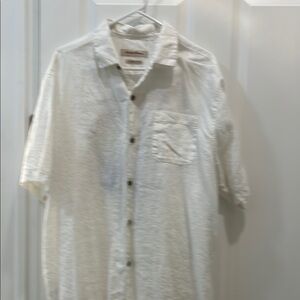 Banana Republic White Linen Shirt